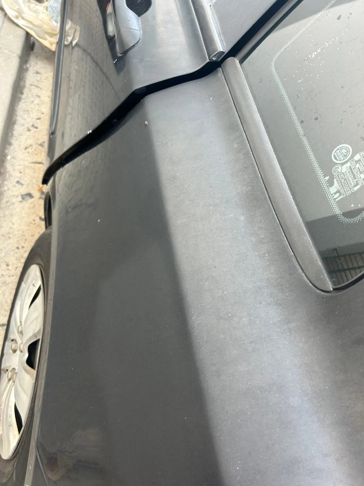 Detalle del acabado exterior observado durante la inspección del Fiat Stilo